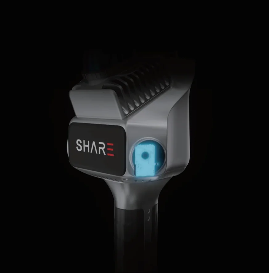 The handheld SLAM LiDAR scanner used for capture
